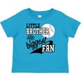 thumbnail image 3 of Inktastic Little Brother and Biggest Fan Baseball Family Fan Boys or Girls Baby T-Shirt, 3 of 5