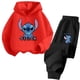 thumbnail image 3 of Ropa de niñas kawaii, sudadera de Lilo Stitch, sudadera de algodón de anime, sudadera con capucha para niños, niñas y niños, sudadera de manga, camisetas casuales para bebés, mono de camión, 3 of 5