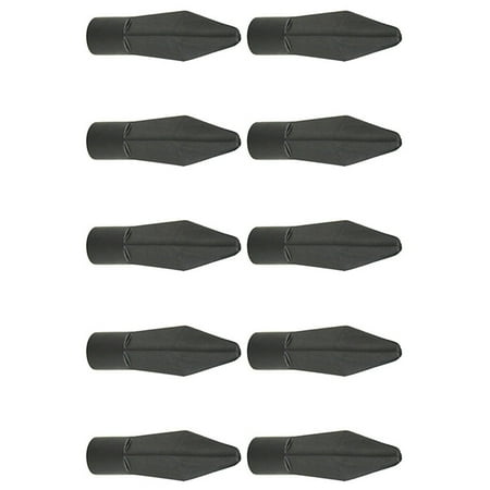 Zehuanyu 10pcs Soft Rubber Arrowheads For Kids Safety Arrows Tips For Practice And Training Rubber Arrowheads For Throwing Games