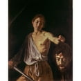 thumbnail image 3 of Caravaggio 15x18 Black Modern Framed Museum Art Print Titled - David With The Head of Goliath, 3 of 5