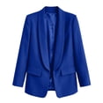 thumbnail image 5 of StSilkitty Long Sleeve Blazer for Womens Solid Color Business Casual Lapel Collar Blazers Office Work Suit Jacket with Pockets, 5 of 6