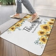 thumbnail image 3 of Sunflower Wood Garland (3) Door Mat 30 X 17 Inch Welcome Doormat Indoor Outdoor Entrance Floor Mat Non Slip Spring Summer Decor Rubber Mats, 3 of 6