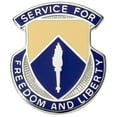 thumbnail image 2 of 277th Support Battalion Unit Crest Serving For Freedom and Liberty - L & R, 2 of 2