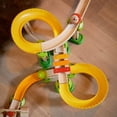 thumbnail image 2 of HABA Marble Run Building Set - Kullerbu Sim-Sala-Kling with Musical Effects and Domino Blocks, Ball Run Track Toy for Toddlers 2 and Up, 2 of 8