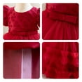 thumbnail image 6 of Edvintorg 6M-4Y Bubble Sleeve Dress for Baby Girl 2025 Little Girls Bowknot Flower Princess Birthday Party Skirt Dresses Toddler Adorable Pageant Dress Vestido, 6 of 6