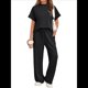 thumbnail image 3 of Traje Deportivo Informal de Dos Piezas para Mujer, Ropa Deportiva de Viaje, Corta y Pierna . Traje Negro XL, 3 of 7