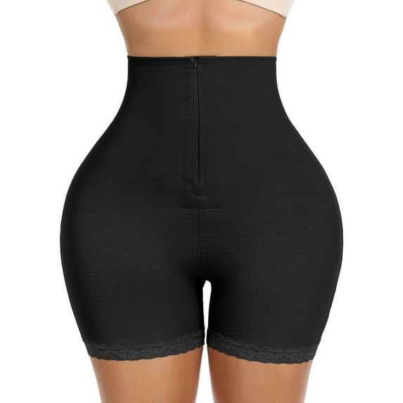 Vaslanda Body Shaper for Women Butt Lifting Shapewear Tummy Control Panties with Hook Zipper Closure