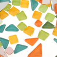 thumbnail image 2 of kurtrusly Beautiful Mosaic Tiles Assorted Craft Glass Pieces Stones Artistic Orange 1-2cm 1Set, 2 of 6