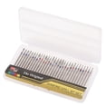 thumbnail image 1 of Juego de brocas para uñas 30 piezas / caja Brocas de acero de tungsteno con cabeza de puli Abanopi Brocas de uñas, 1 of 5