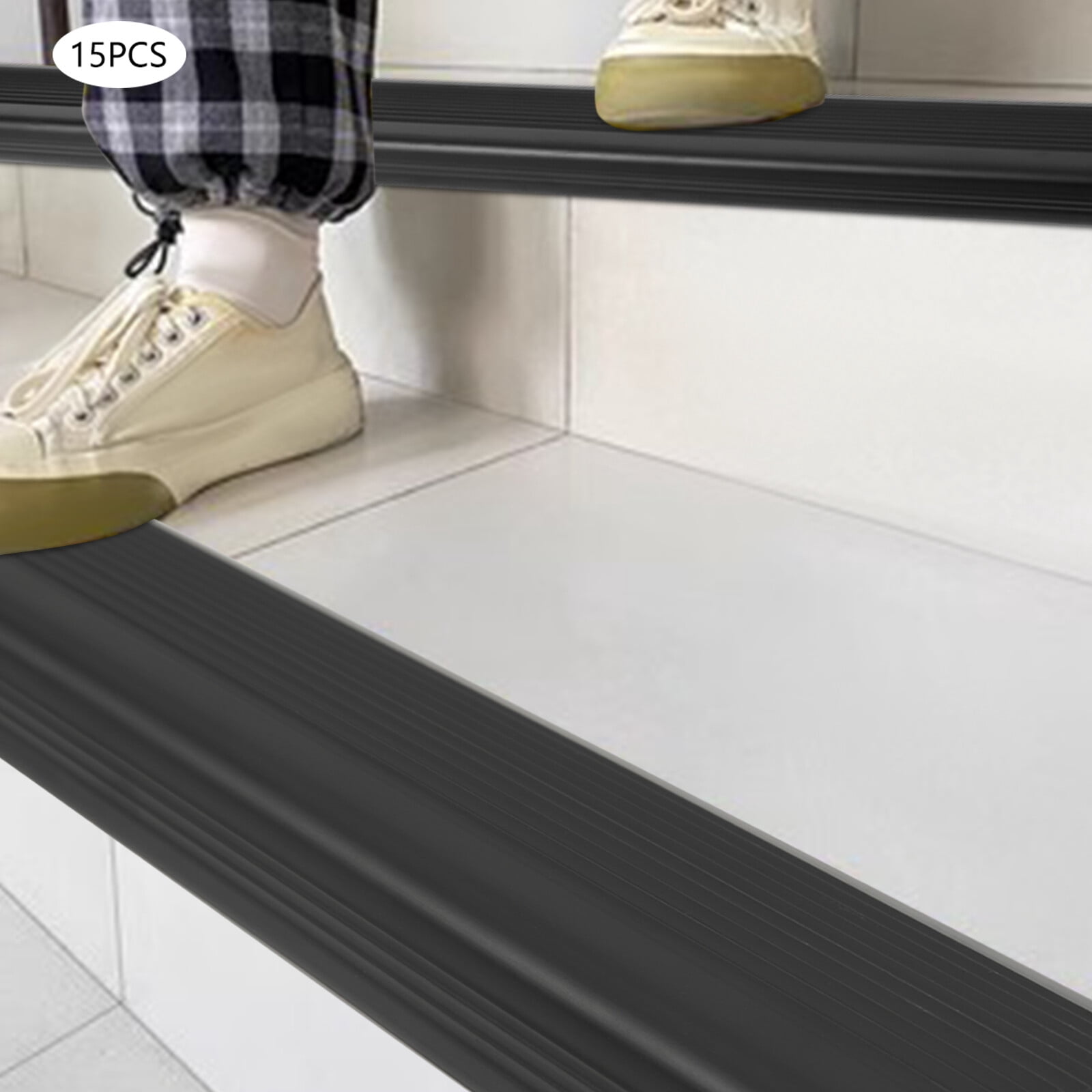 15Pcs Stair Corner Edge Protector Anti-Slip M3 Tape Stick Waterproof Step Trim