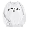 thumbnail image 3 of LUOGENLI Sweatshirts for Girls 8-10 Girls Casual Crewneck Sweatshirts Long Sleeve Cute Pullover Oversized Lightweight Tops Sweatshirts for Girls 12-14 White 7-8 Years, 3 of 8