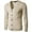Beige, variant on Mens Jackets Youth Long Solid Slim Sweater Color Casual Fashion Sleeve Fit V Neck Pullover Knit Warm Coats for Men Beige XXL