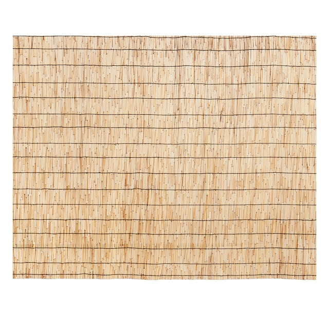 KFFKFF Reed Privacy Fence, 4x16.4 ft, Double Pack, Outdoor Reed Screen for Patio & Backyard, Garden Divider, Natural Look Privacy Panel