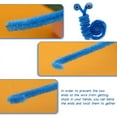 thumbnail image 4 of 100 Pieces Pipe Cleaners Chenille Stem, Solid Color Pipe Cleaners Set for Pipe Cleaners DIY Arts Crafts Decorations, Chenille Stems Pipe Cleaners (Lake Blue), 4 of 7