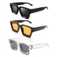 thumbnail image 1 of Paquete de 3 gafas de sol Pro Acme Square con marco grueso UV400, 1 of 6