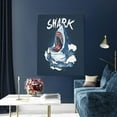 thumbnail image 5 of Xecao Shark for Ready-to-Hang Canvas Art 12x16 Inches - Waterproof HD Print Solid Wood Frame for Gifting,Vertical, 5 of 8