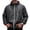Dark Gray, variant on Men'S UPF 50+ Sun Protection Hooded Jacket Full Zip Lightweight Quick Dry Windbreaker With Zipper Pockets And Elastic Cuffs For Outdoor Hiking Travel And Daily Wear,Blue,XL