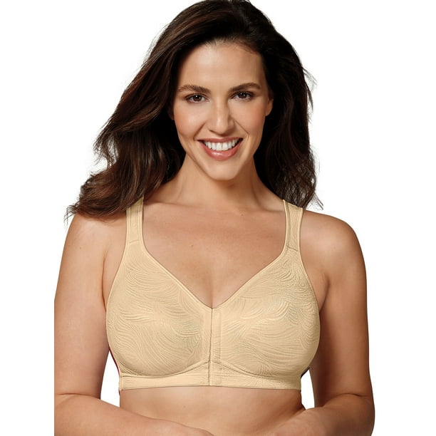 Playtex Playtex 18 Hour E525 Posture Boost Wirefree Bra Light Beige 44C Women's