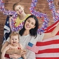 thumbnail image 7 of 40FT 4th of July Garland Red White and Blue Tinsel Garland Patriotic Star Garlands for Red White and Blue Memorial Day Decor Independence Day 4th of July Decorations, 7 of 7
