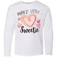 thumbnail image 3 of Inktastic Mimi's Little Sweetie with Heart Cookie Long Sleeve Youth T-Shirt, 3 of 5