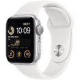 thumbnail image 1 of Restored Apple Watch SE (2nd Gen) (GPS, 40mm) - Silver Aluminum Case with White Band - Excellent (Refurbished), 1 of 4