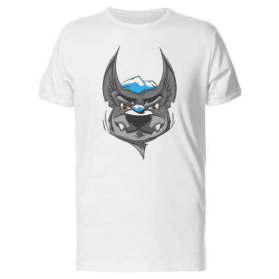 Old School Wolf Cartoon T-Shirt Men -Image by Shutterstock, Male XX-Large