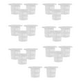 thumbnail image 1 of Pots en Filet Hydroponics 100 Pcs Design Simple Culture de Jardin Aération Transparente 100 Pcs, 1 of 3