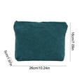 thumbnail image 3 of Corduroy Storage Bag | Large Capacity Travel Makeup Bag Wallet Organizer | Zipper Closure | Multi-Purpose Cosmetic Toiletry Case | Embossed Texture | 18x26cm | 1 Piece | Pink Green Blue, 3 of 6