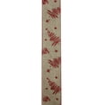 thumbnail image 2 of Northlight Pack of 12 Red and Beige Christmas Tree Wired Craft Ribbons - 2.5" x 120 Yards, 2 of 3