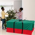 thumbnail image 3 of Bolsa De Almacenamiento Para Árbol De Navidad, Se Adapta A Árboles Artificiales De Hasta 10 Pies De Altura, Material Oxford 600D, Bolsa De Almacenamiento Resistente A La Humedad Con Asas Reforzadas Du, 3 of 5