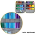 thumbnail image 4 of Estuche para lápices de colores con 96 ranuras, gran capacidad, organizador de bolígrafos y portalápices con cremallera (oso de baño), 4 of 4