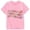 Pink, variant on Gyujnb Threenager Letter Print Short Sleeve Crew Neck T Shirt Casual Kids Tee (Little Girls, Big Girls),6-7 Years