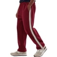 thumbnail image 5 of Men's Baggy Sweatpants Straight Leg Open Bottom Joggers Casual Lightweight Athletic Pants with Pockets, M, 5 of 6