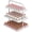 White, variant on VyGrow Cupcake Stand, 3-Tier Dessert Stand for 68 Cupcakes, Wood & Metal Tower Display Premium Holder Dessert Tree Tower for Wedding Graduation Birthday Christmas Party, Serving Tray