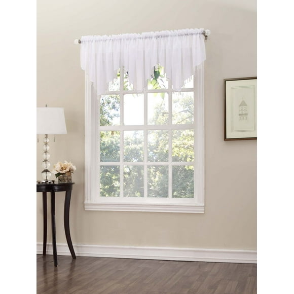 918 Voile Beaded Valance