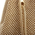 thumbnail image 2 of Miangastore Polyester Bucket Bag Single Shoulder Rhinestone Handbag for Women Ladies Girls Golden, 2 of 9