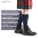 thumbnail image 3 of Calcetines estilo kilt estilo Piper lavables a máquina de Claymore Imports. Los mejores calcetines escoceses para hombre (azul marino, talla extra pequeña = juvenil)., 3 of 6