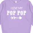 thumbnail image 3 of Inktastic I Love My Pop Pop with Arrow Toddler Sweatshirt, 3 of 4