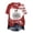 Red, variant on COMVALUE Plus Size Halloween Shirts for Women: Spooky Season Graphic T-Shirt Cute Pumpkin Print Oversized Fall Tee Tops Hot Pink L