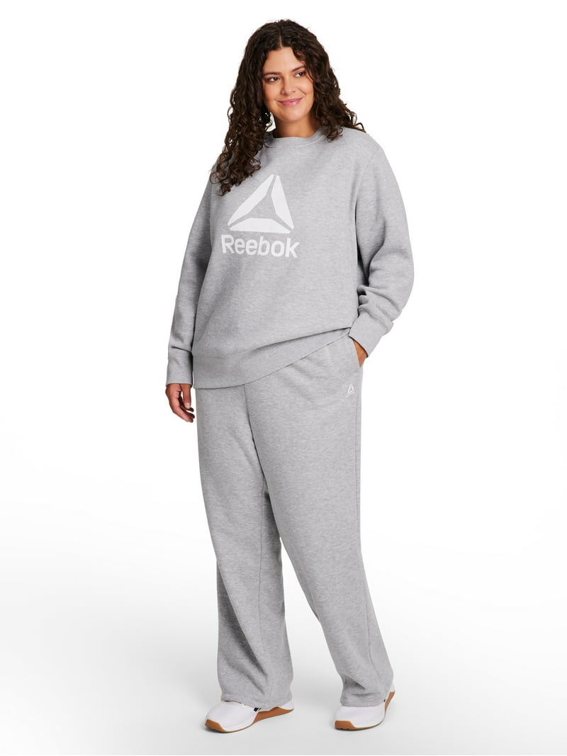 Reebok Women's and Women's Plus Sport Core Crewneck and Straight