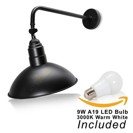 14 Black Barn Light Fixture With Adjule 19 3 4 Curved Arm And 14 Black Barn Light Fixture With Adjule 19 3 4 Curved Arm And