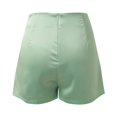 thumbnail image 4 of Hienoo Women's Ruched Wrap Skort High Waist Casual Work Shorts, Sizes S-XL, 4 of 7