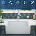 thumbnail image 3 of Karran Usa FCWSF30SBWH-PK1 Karran Fcwsff30sbmb 30" Single Bowl Workstation Fireclay, 3 of 6