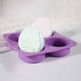 thumbnail image 4 of Molde para hacer jabón de silicona, molde de silicona de 4 cavidades, molde para pastel suave, molde para magdalenas, molde de silicona con forma de flor para pasteles, jabón, dulces, chocolate, muffins, gelatina, pan, pudín, muffins. oso de fresa Electrónica, 4 of 5