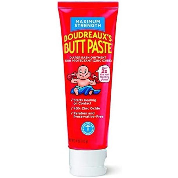 Boudreaux's Butt Paste Diaper Rash Ointment Maximum Strength 4
