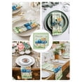 thumbnail image 3 of Green Plaid Easter Cloth Napkins Set of 4 Reusable Dinner Napkins, Blue Truck Spring Floral Bunny Animals Cocktail Napkin Washable Table Napkins for Wedding/Holiday Party/Baby Shower 20"x20", 3 of 7