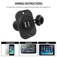 thumbnail image 4 of Cargador USB Adaptador de corriente de enchufe USB dual con cubierta impermeable para 12V Car Marine Tmvgtek Autopartes, 4 of 9