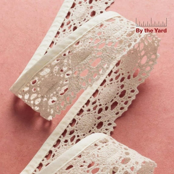 Simplicity 2-5/8" Ruffled Cluny Lace in Natural