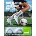 thumbnail image 7 of PULIOU Men Grip Soccer Socks, 3 Pairs, Non Slip Silicone Grip, 7 of 7