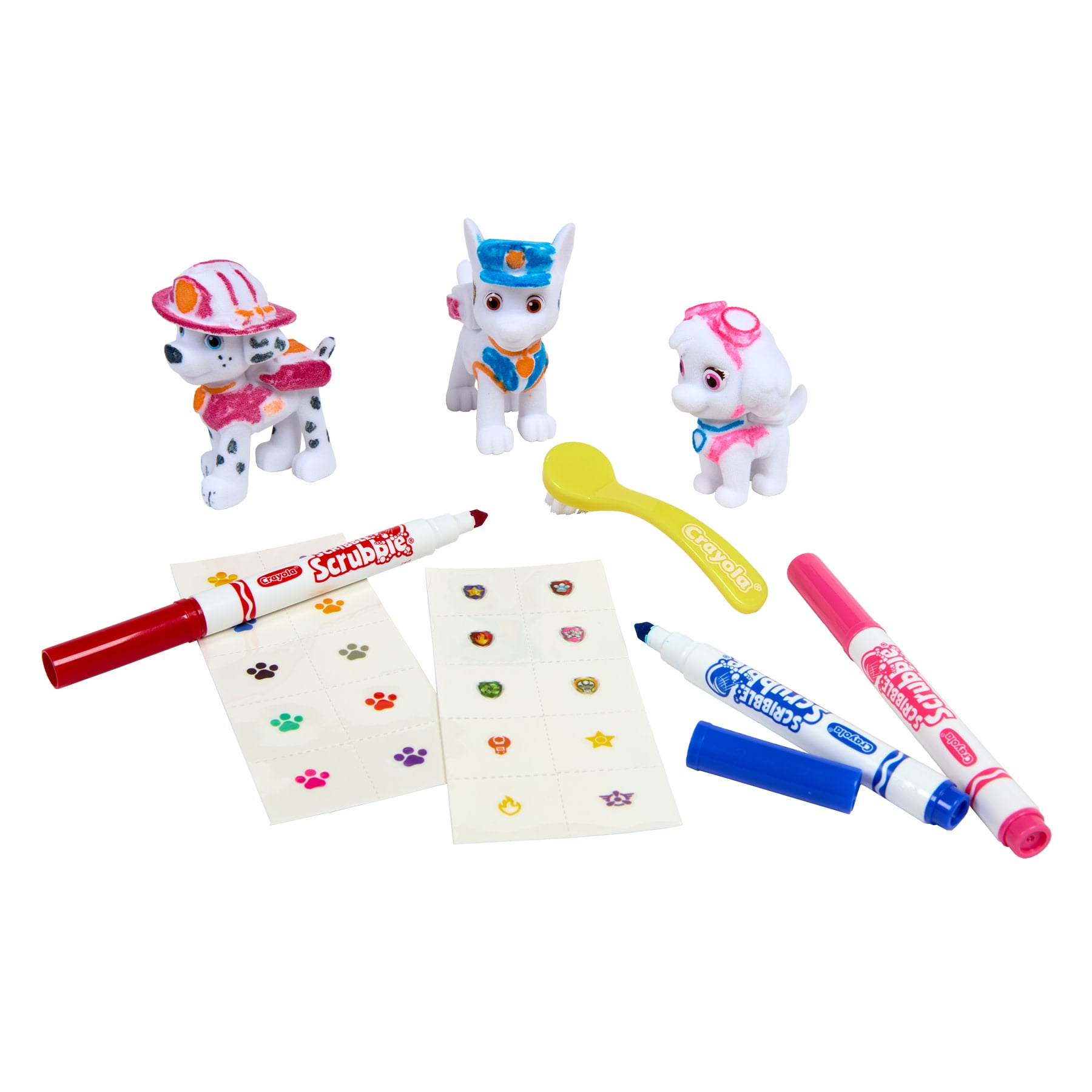 Crayola Scribble Scrubbie Paw Patrol 3 Count Deluxe Set